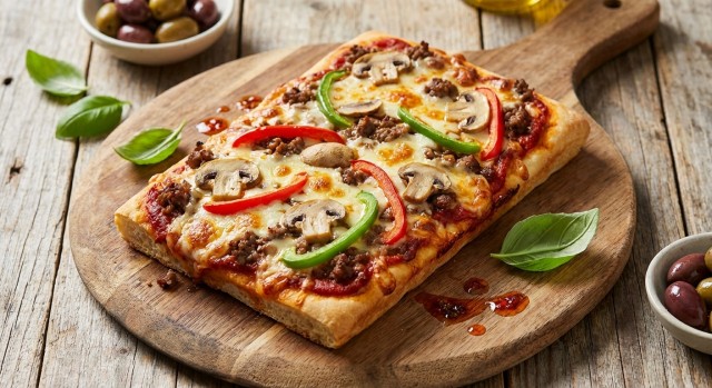 High Protein Supreme Pizza